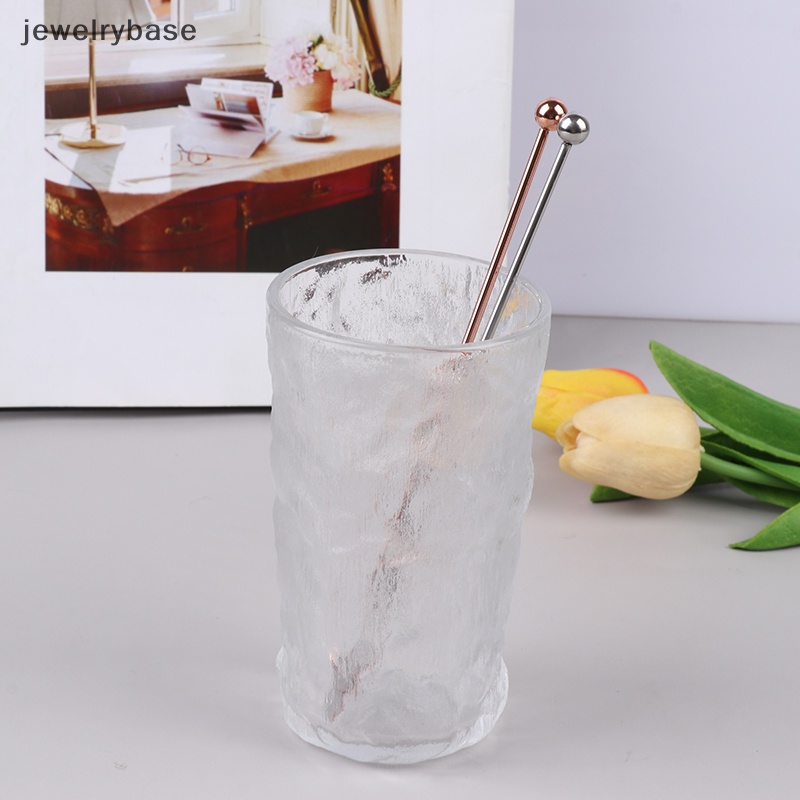 [jewelrybase] 1pc Stik Cocktail Stainless Steel Pengaduk Koktail Susu Teh Kopi Stir Stick Butik