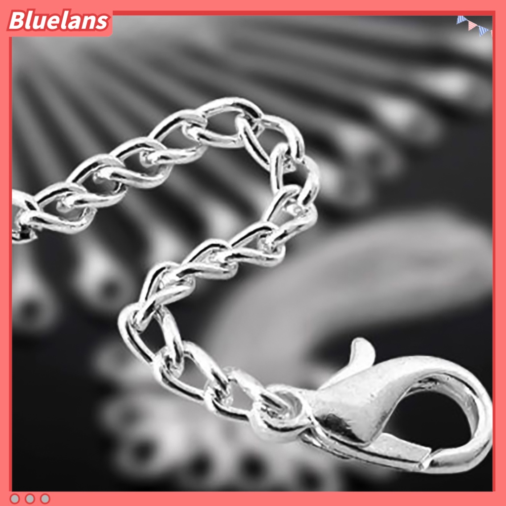 [BLS] 20pcs Fashion Perak Berlapis Gelang Kalung Extenders Rantai Temuan Perhiasan