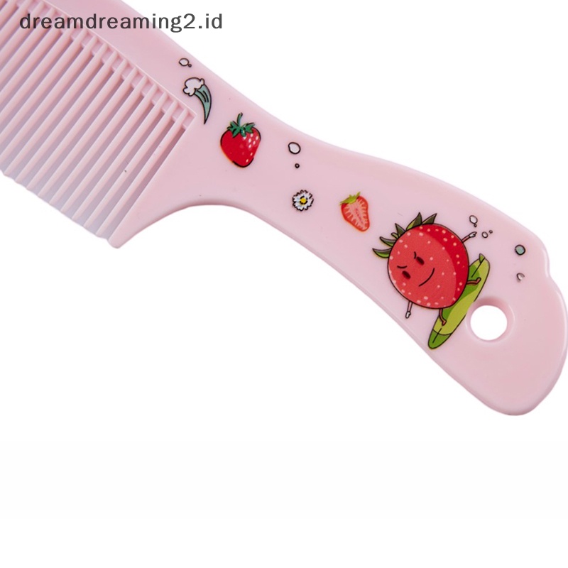 (drea) 1/2pcs Sisir Penata Rambut Anak Lucu Sisir Ekor Runcing Anti-Statis Sisir Perawatan Rambut //
