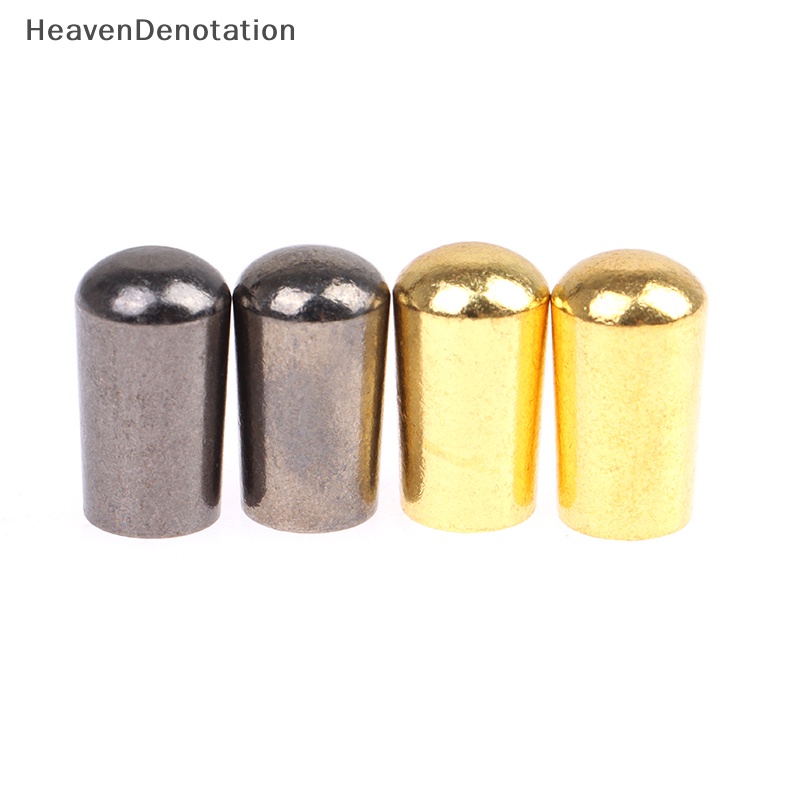 [HeavenDenotation] 1pc Gitar 3arah Toggle Switch Tip 3.5/4mm Screw Thread Knobs Tip Cap Tombol Ke Untuk Bagian Gitar Elektrik Metal HDV