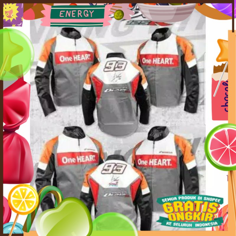 JAKET MOTOR ORI 100 % AHM HONDA BLADE EDISI PREMIUM MARQUEZ SIZE XXL LIMIT EDITION/ aman berkendara 
