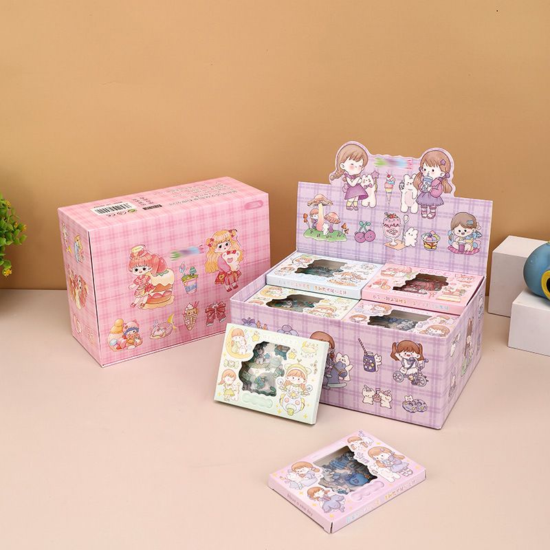 

HMS (ISI 4) Stiker Aesthetic Design DIY/Stiker Anti Air Botol Hp Laptop Lucu / Buku Diary Stiker Motif