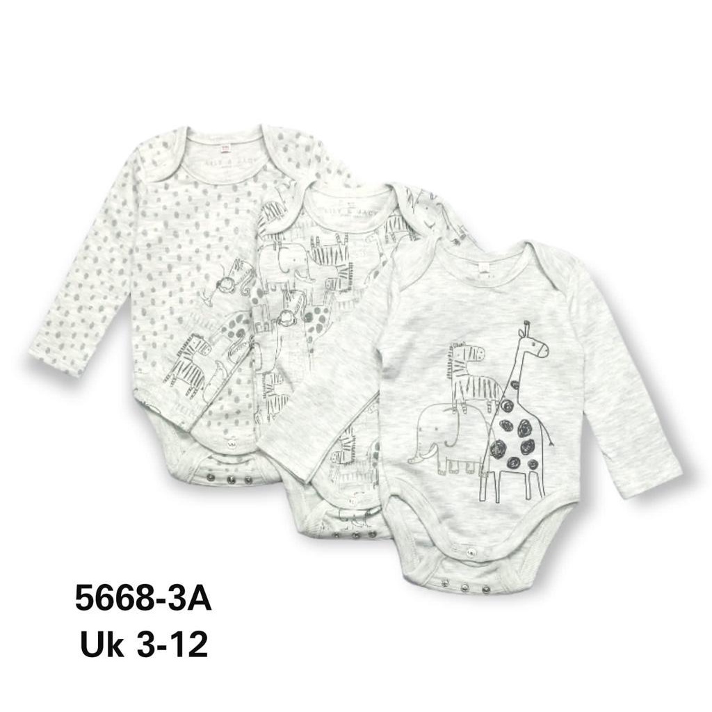 CL BODYSUIT HANGER 3IN1 / JUMPER BAYI ISI 3