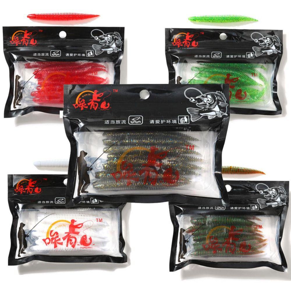 Lanfy Smile Fishing Lures Fishing Tackle Shiner Memancing Aksesoris Memancing Soft Lures Tail Fishing Lure Wobbler Set Silikon Umpan Pancing Wobblers Carp Silicone Umpan