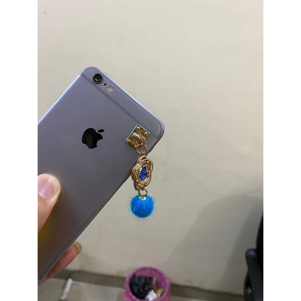 (Takin) Bros Gantungan Handphone Lucu Mini Pompom Premium Motif Bunga