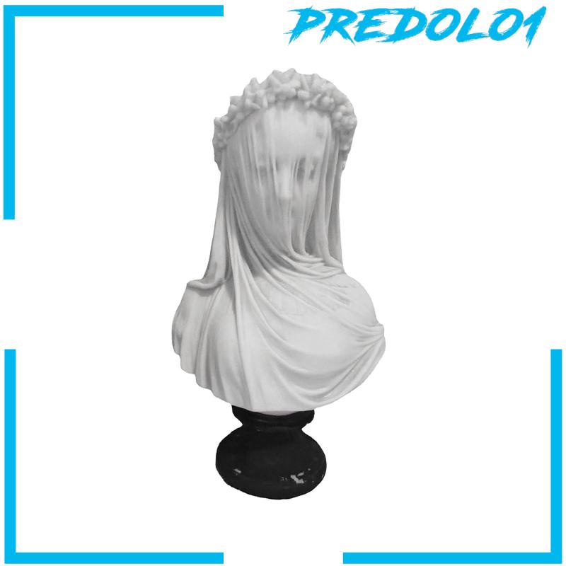 [Predolo1] Patung Lady Bust Bercadar Handmade Miniatur Modern Untuk Kantor Desktop Kamar Tidur