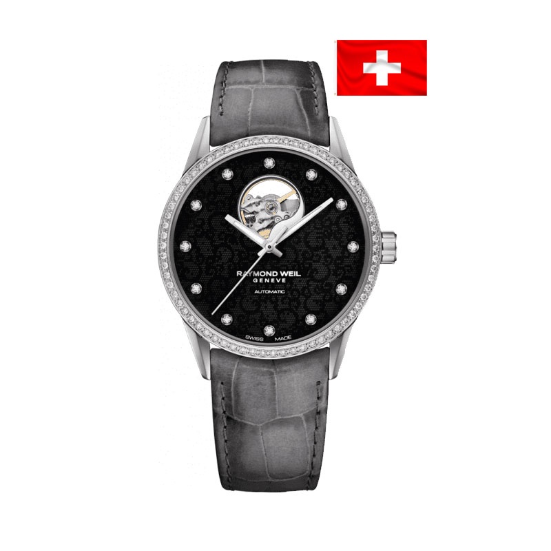 Jam Tangan Wanita Automatic Raymond Weil Freelancer Diamond