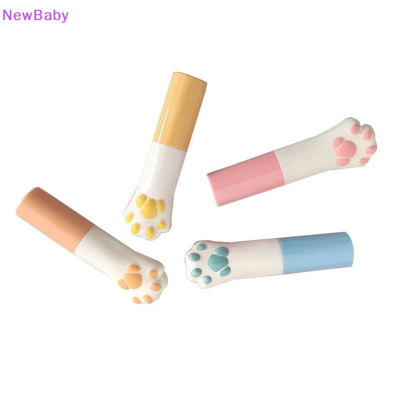 Newbaby Tabung Lip Balm Kaki Kucing DIY Wadah Lip Balm Wadah Kosmetik Kosong ID Botol