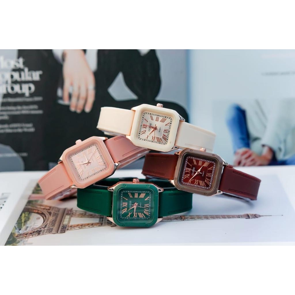 PA Jam Tangan Quartz Strap PU Analog Casual Gaya Retro Wanita &amp; Pria Ulzzang Watch Korean Fashion RM091