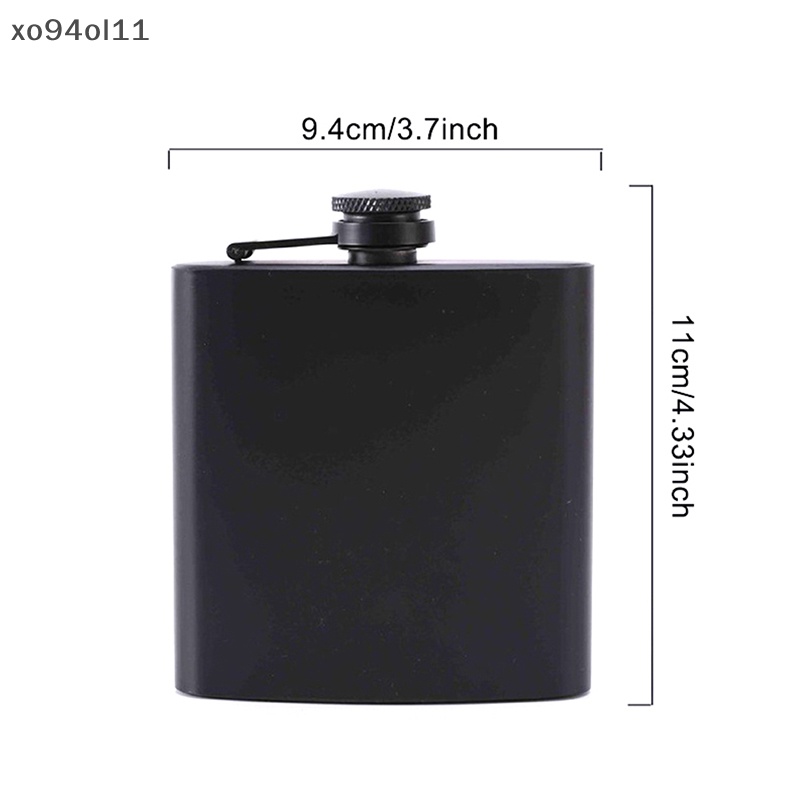 Xo Hip Flask Stainless Steel Portable Travel Flagon Wine Whisky Pot Botol Minuman Keras OL