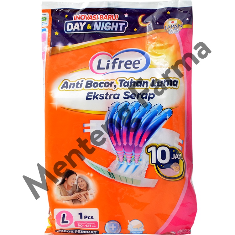 Lifree Popok Perekat L1 - Popok Perekat Dewasa Sachet