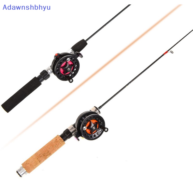 Adhyu Ice Winter Fishing Rod Reel Kit Mini Telescopic Portable Rod Untuk Memancing Es ID