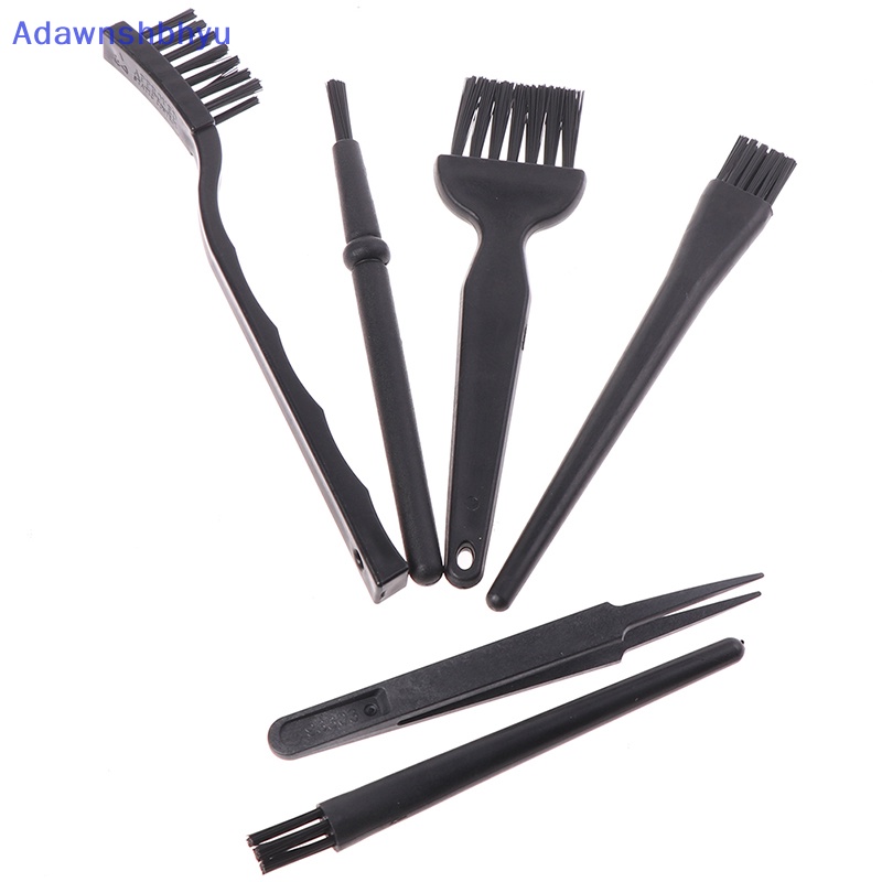 Adhyu 6Pcs/1Set Alat Sikat Pembersih Sikat Anti Statis Untuk Reparasi Tablet Ponsel ID