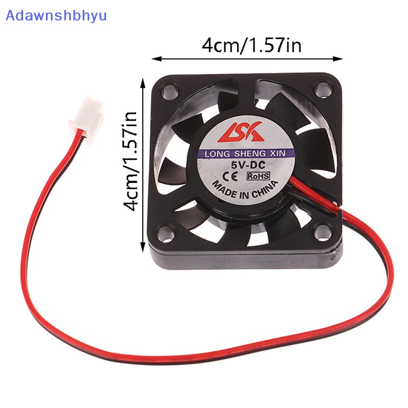 Adhyu 1PC 40105v 12V 24V 4CM CPU Grafis Cooler Notebook Komputer Laptop Mute Kipas ID