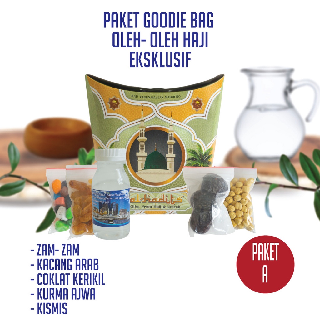 

PAKET OLEH-OLEH HAJI DAN UMROH EKSKLUSIF-PAKET A