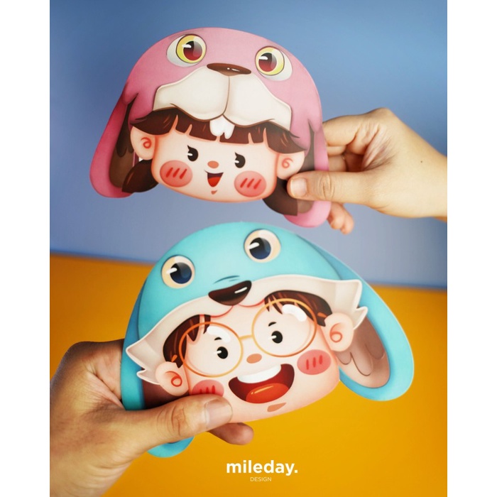 

Angpao Imlek 2023 Rabbit 3D Koko Meimei Cute isi 5pcs Free Sticker - koko