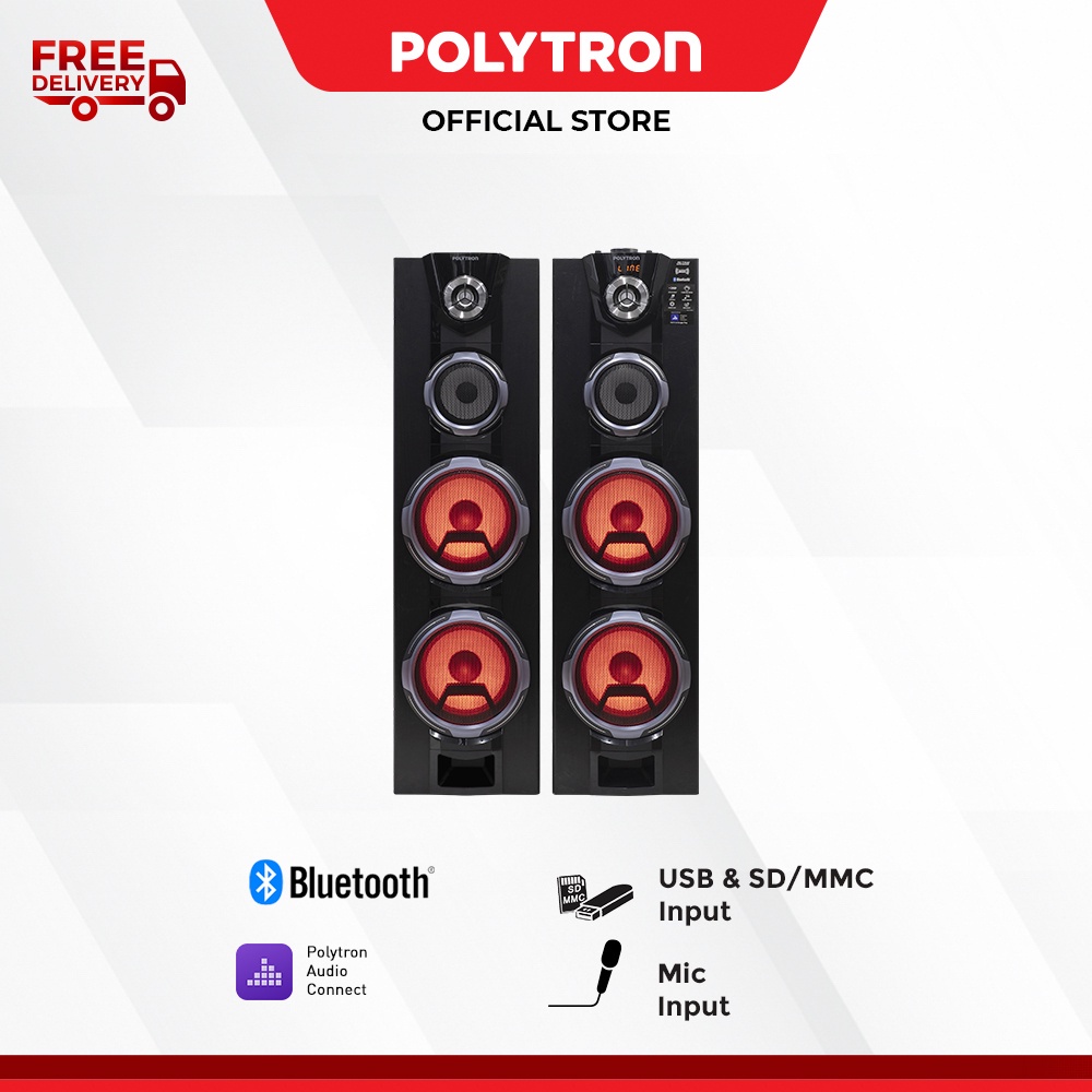 Speaker Active POLYTRON PAS 8FF22 Garansi Resmi