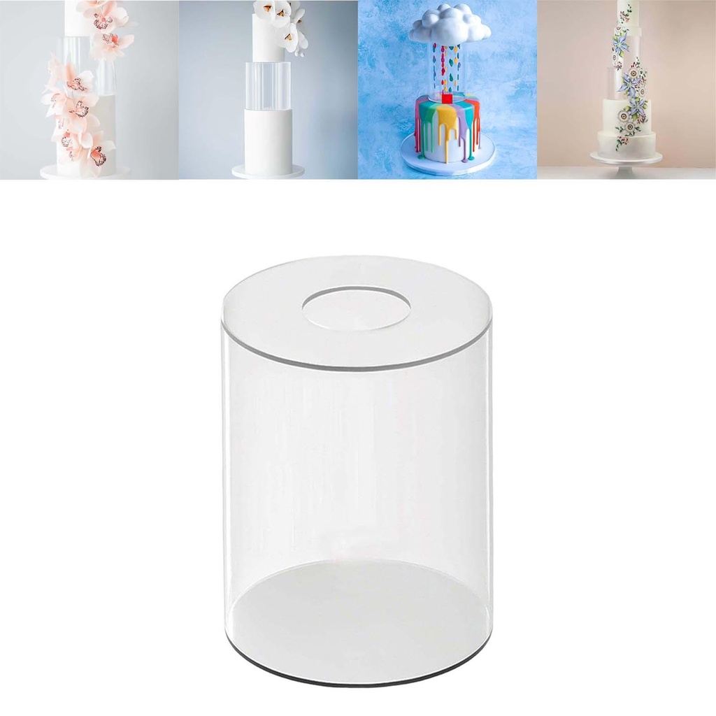 Acrylic Cake Stand Cake Riser Tier Alat Kue Cake Untuk Ulang Tahun Pernikahan