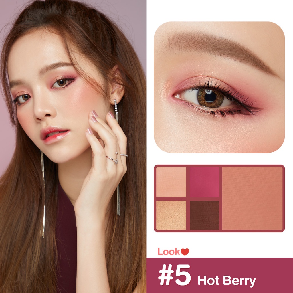 [BEST SELLER] Cute Press Eye and Cheek 2 in 1 | Mini Pallet Eyeshadow &amp; Blush On Thailand