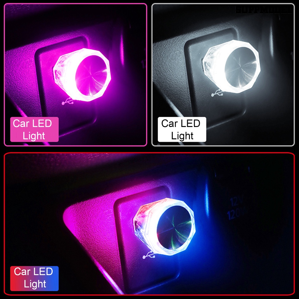 [SM]Lampu Ambient Mobil Antarmuka USB Plug And Play Buat Suasana Universal Mobil Miniatur Lampu Malam LED Aksesoris Interior