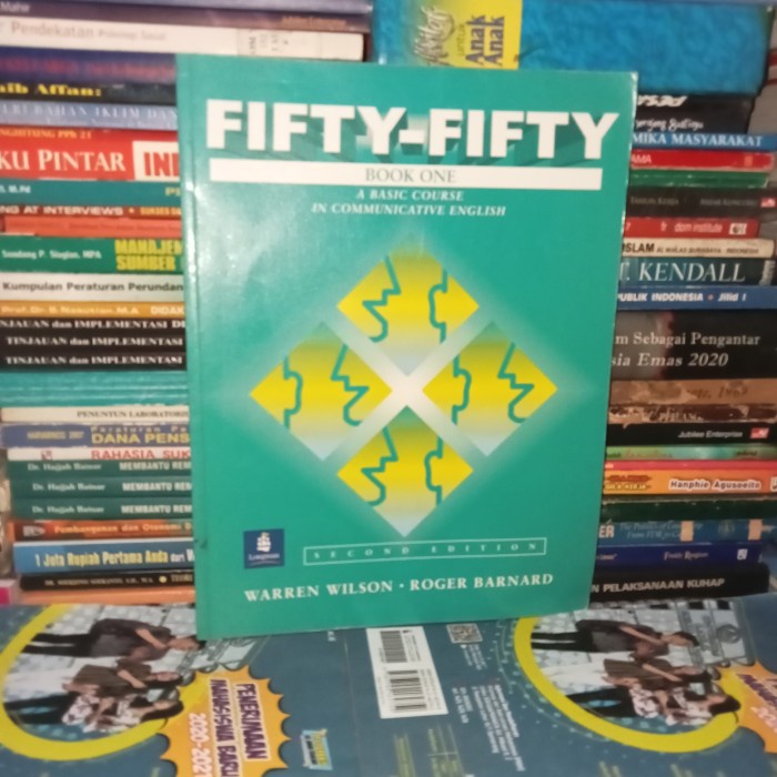 

original buku fifty fifty buku one second edition