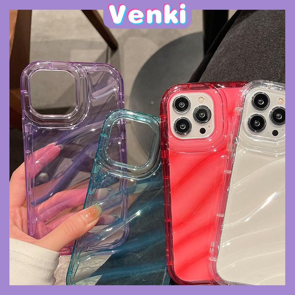 VENKI - Untuk iPhone 11 iPhone Case Bening Case TPU Soft Case Airbag Shockproof Simple Multicolor Kompatibel dengan iPhone 14 13 Pro max 12 Pro Max 11 xr xs max 7Plus 8Plus