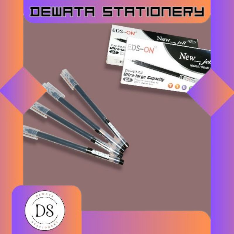 

BOLPEN GEL PEN EDSON 1 LUSIN (ISI 12 PCS) 0,5MM/ BOLPEN GEL EDSON/ORLEE