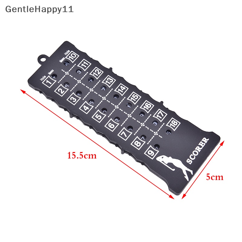 Gentlehappy 18lubang Golf Stroke Putt Score Card Counter Indikator Penghitung Skor Golf id