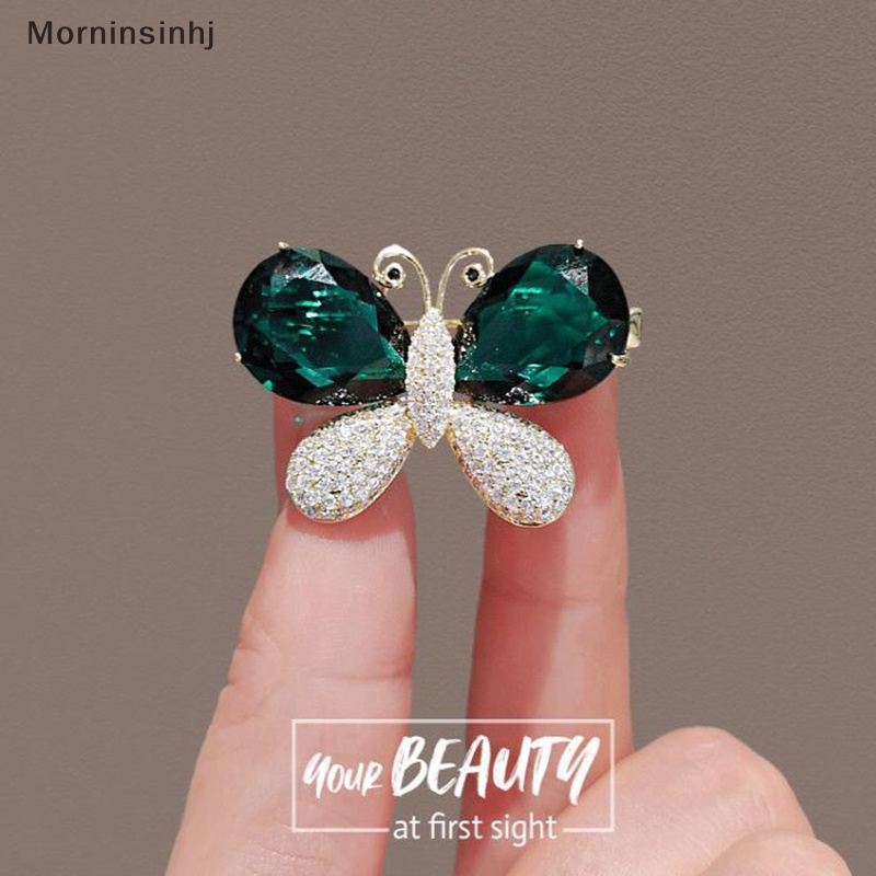 Mornin Bros Serangga Vintage Butterfly Brooch Pin Perhiasan Untuk Wanita Aksesoris Hadiah Aksesoris id