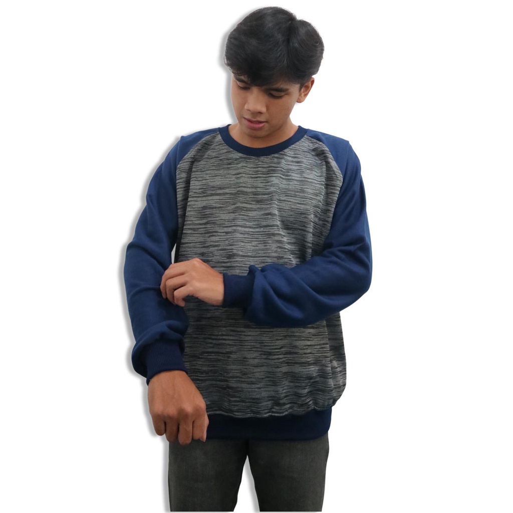 Crewneck polos Reglan Twis Sweater paling kece