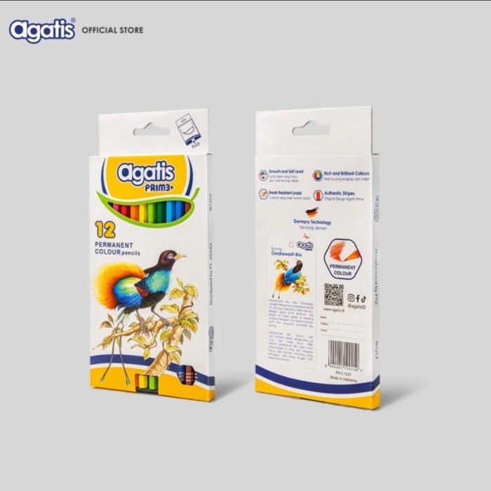 

Pensil Gambar AGATIS Prime Hexagonal 12 Warna