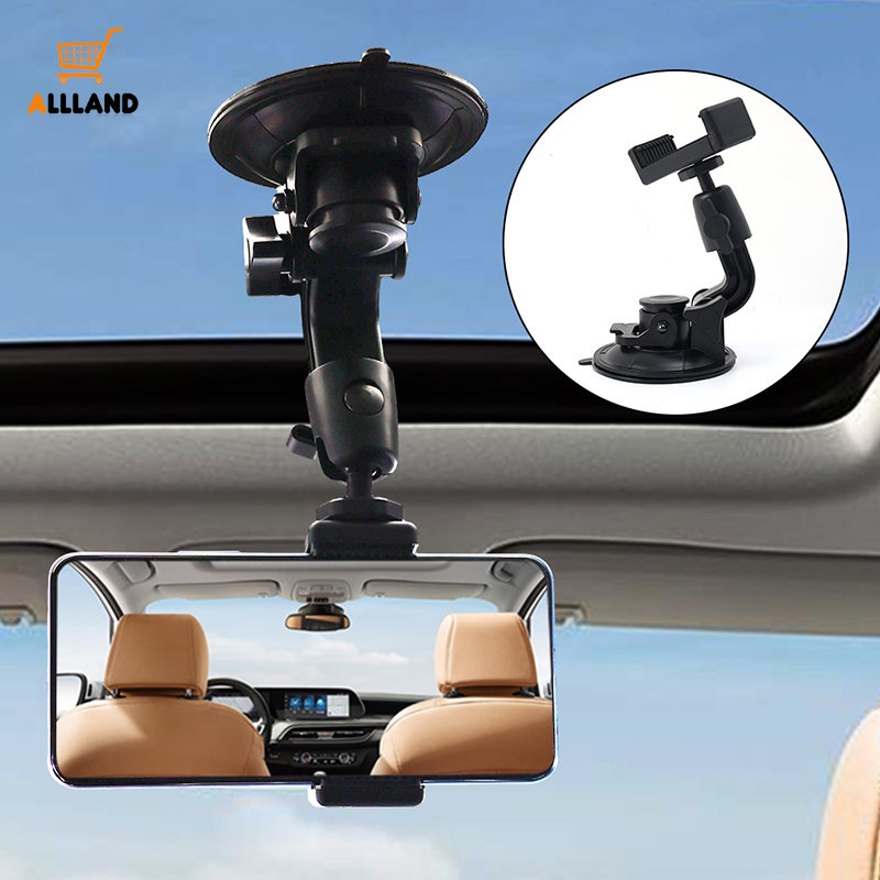 1pc Creative Suction Cup Detachable Car Mobile Phone Holder/Dudukan GPS Otomotif Dapat Diputar 360derajat/ Bracket Navigasi Kendaraan Universal