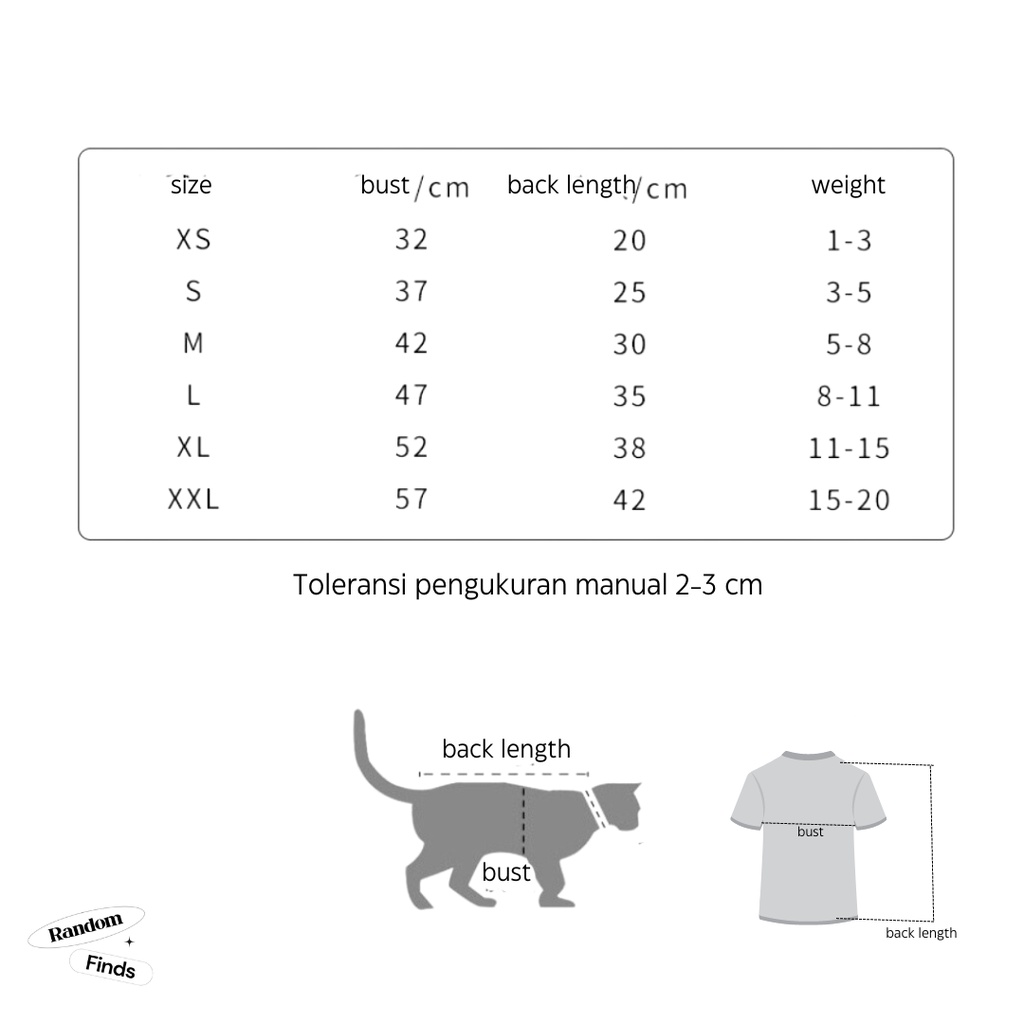 [randomfinds] CHESS Baju Anjing Kucing Motif Kotak Lucu Premium / Dog T-Shirt Cute