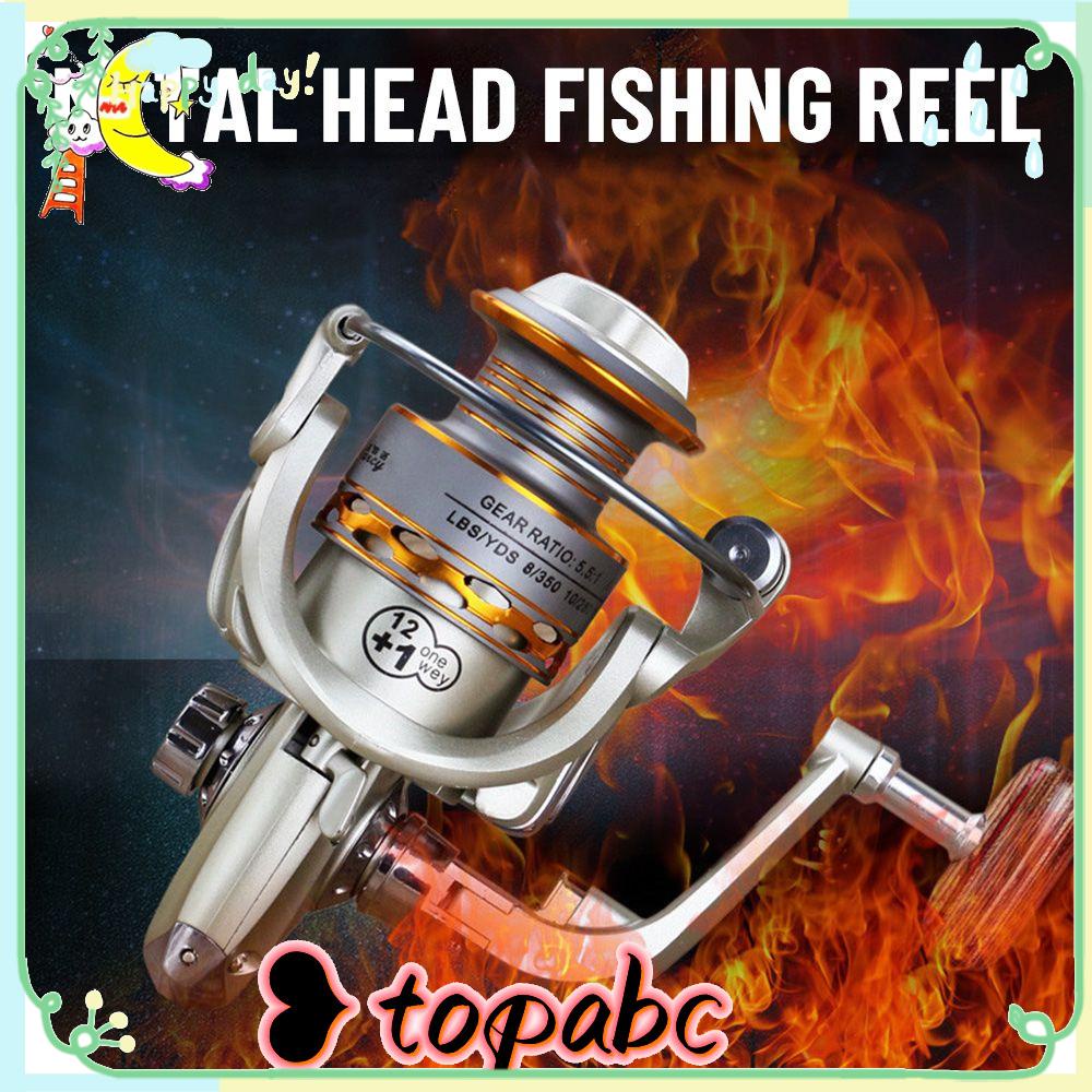 TOP Gulungan Pancing Ikan Gurame High Speed 5.5:1 Metal Spool Sea Fishing