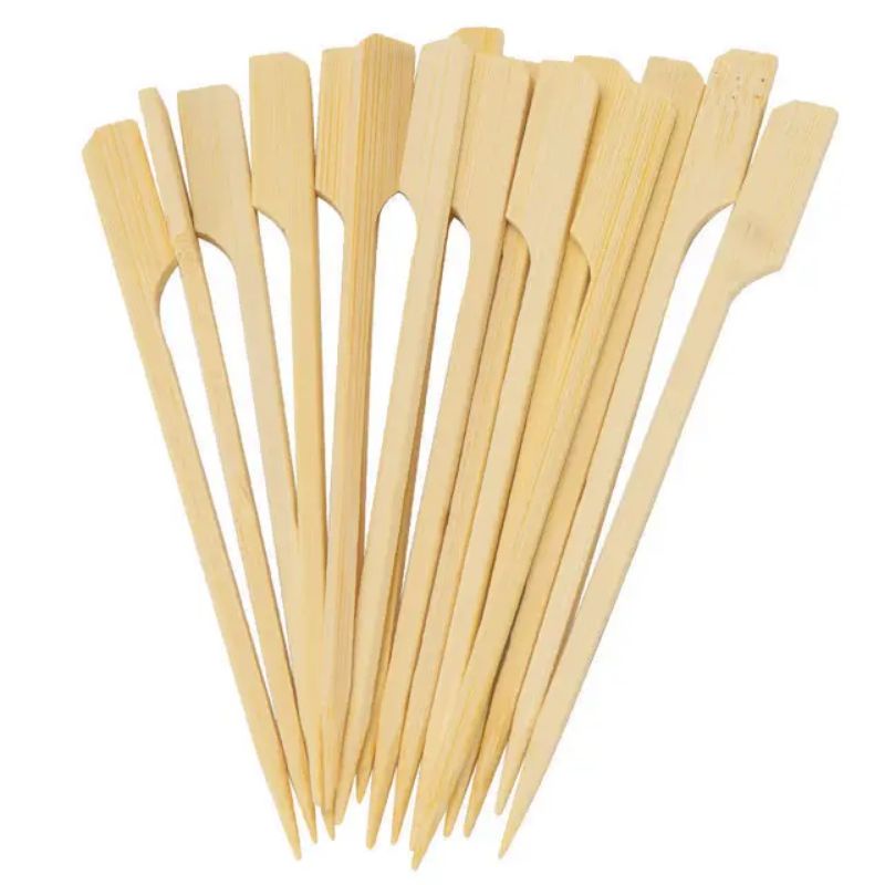 Tusukan Sate Jepang Tusuk Sate Dayung 15cm Bambu Bendera Teppo Yakitori Skewer tusukan