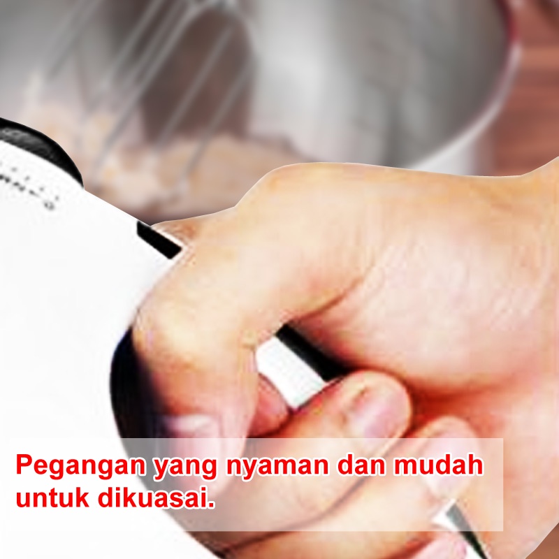 Hand Mixer Elektrik 7 Speed Alat Pengaduk Otomatis Alat Pengocok Telur Free 2 Alat Pengaduk