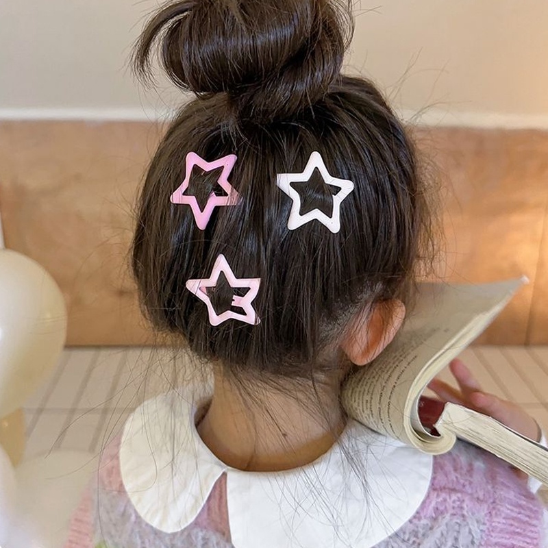 Jepit Rambut Pentagram Anak Jepit Rambut Lucu Aksesori Rambut Kreatif Gadis Kecil -SG