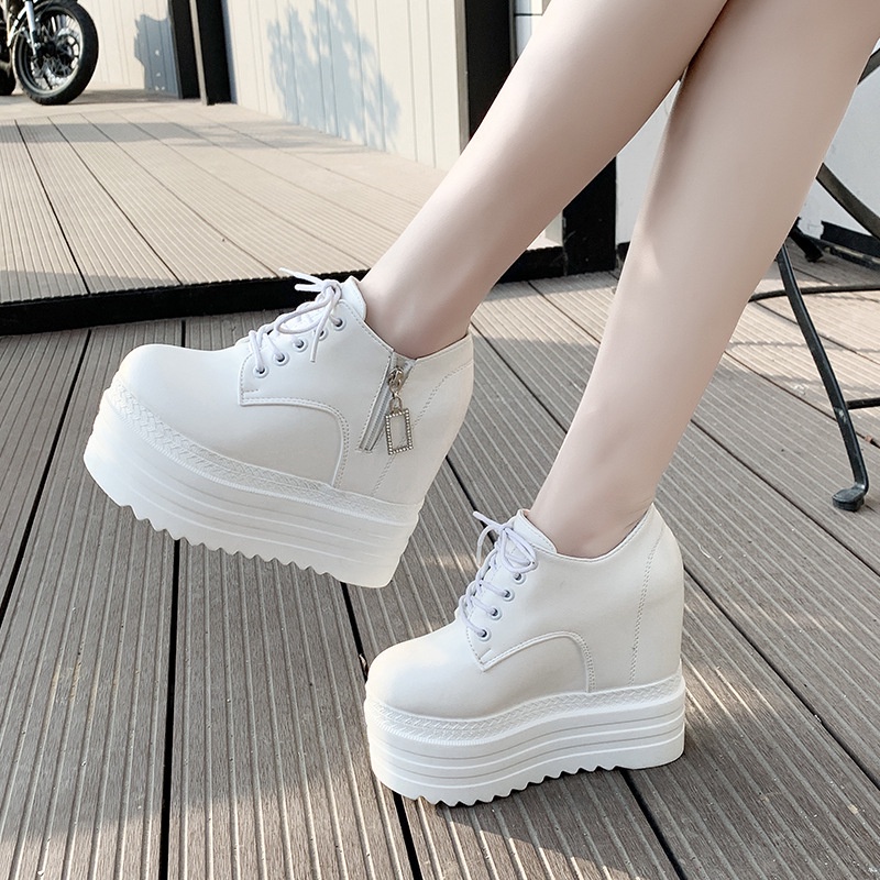 [JY] 1432 Sepatu Wanita Wedges 2020 PLAT TINGGI COOL Keren Cantik Style Sneakers Impor Batam