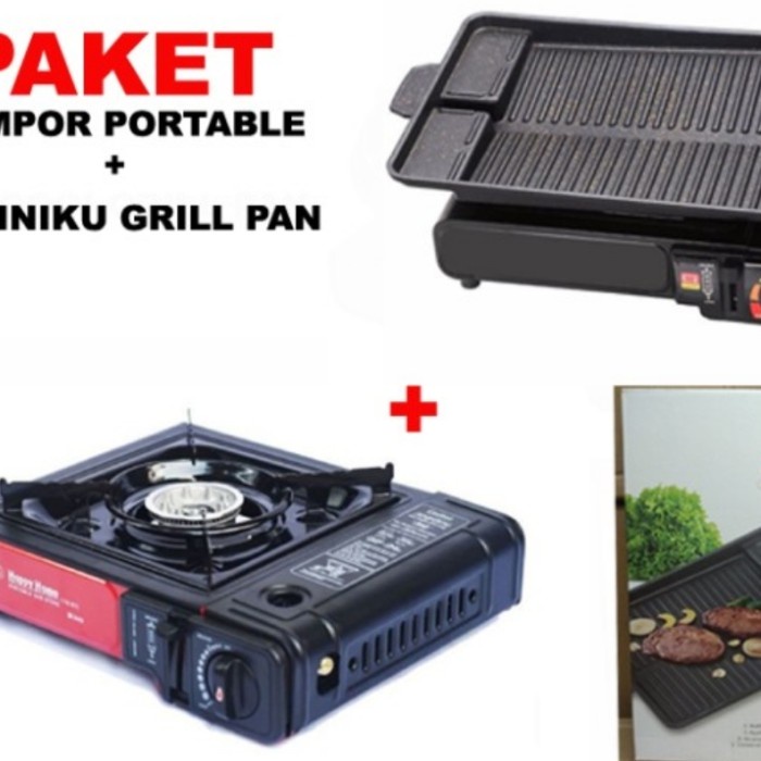 SALE Paket Kompor Portable Yakiniku BBQ Grill Pan