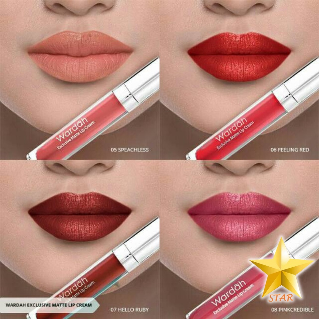 GKT- ORIGINAL Wardah Lip Cream Exclusive Matte Cair Lipcream