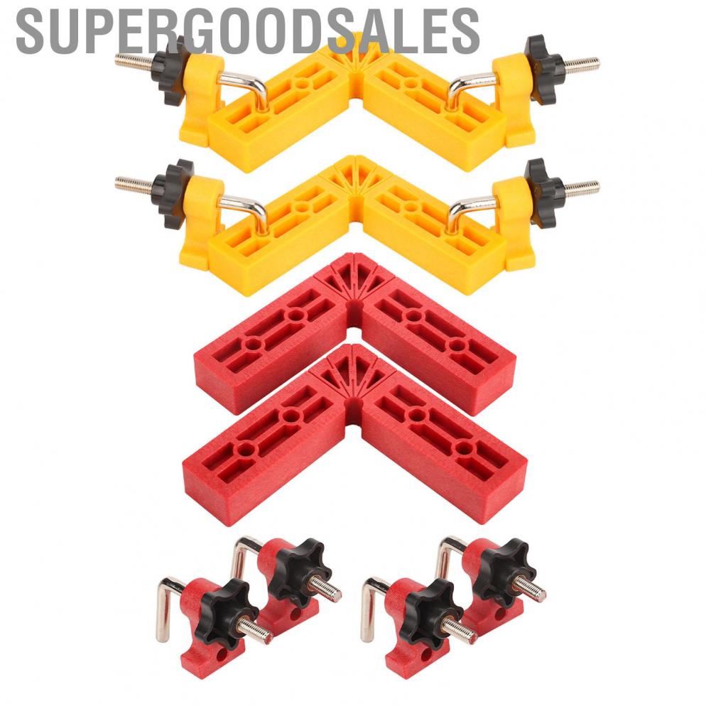 Supergoodsales Right Angle Clamps  Non Damaging 90 Degree Beveled Edge Corrosion Resistant for Box Picture Flame Carpenter