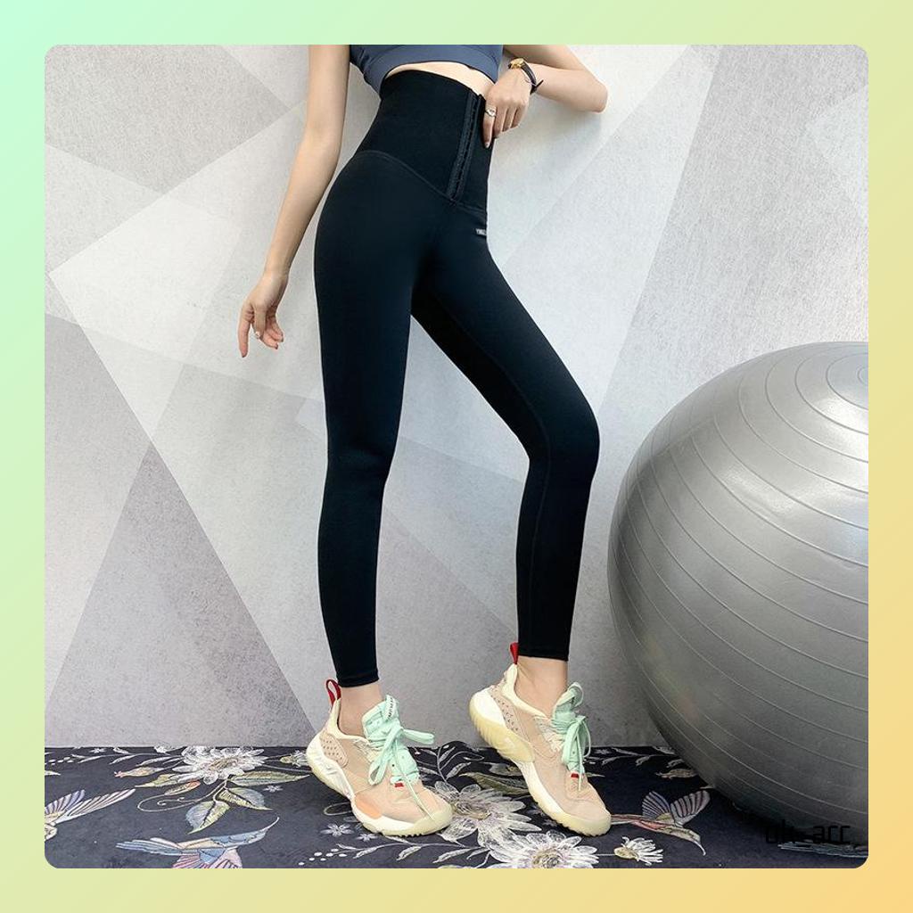 Legging Panjang Celana Pinggang Olahraga yoga perut langsing WT03