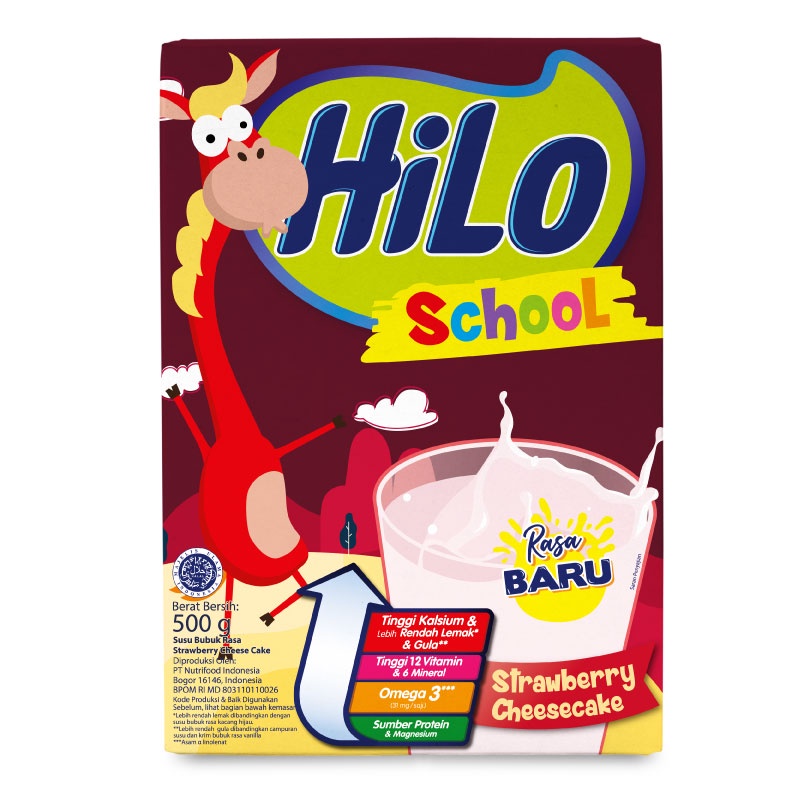 HiLo School Strawberry Cheesecake 500 gram