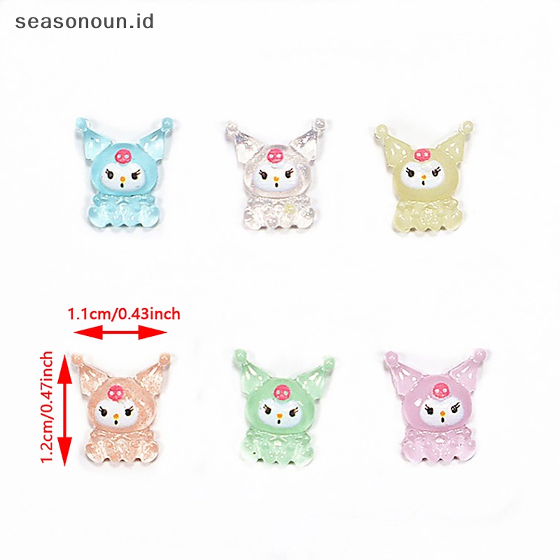 Umakueasonoun 10pcs 3kuntum galihuminous umakuartoon umakunmials galihail galihrt ̽h umakuawaii suketccessories stapelail stapelecoration galihce suketransparent galihanicure suketupplies .