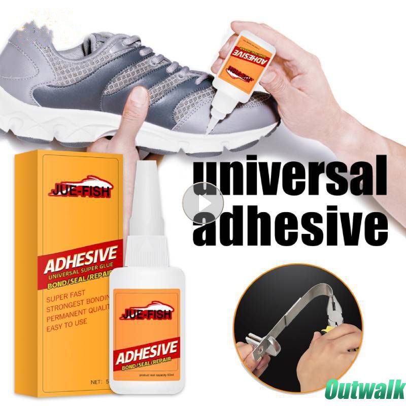 ღ 50ml Universal Strong Glue Strong Adhesive Super Fast Bond/seal/perbaikan Untuk Plastik Logam Sepatu Kaca Perbaikan Lem Pvc Khusus