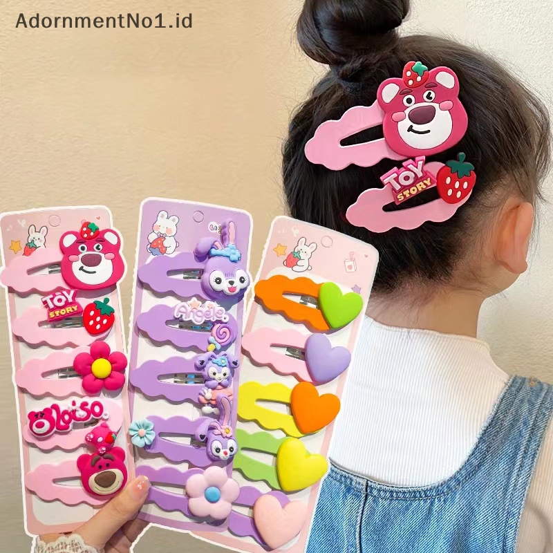 [AdornmentNo1] 1set jepit rambut lucu warna warni Set wanita perempuan BB jepitan rambut pin jepit aksesoris anak Hairgrips hiasan kepala Hair Clips