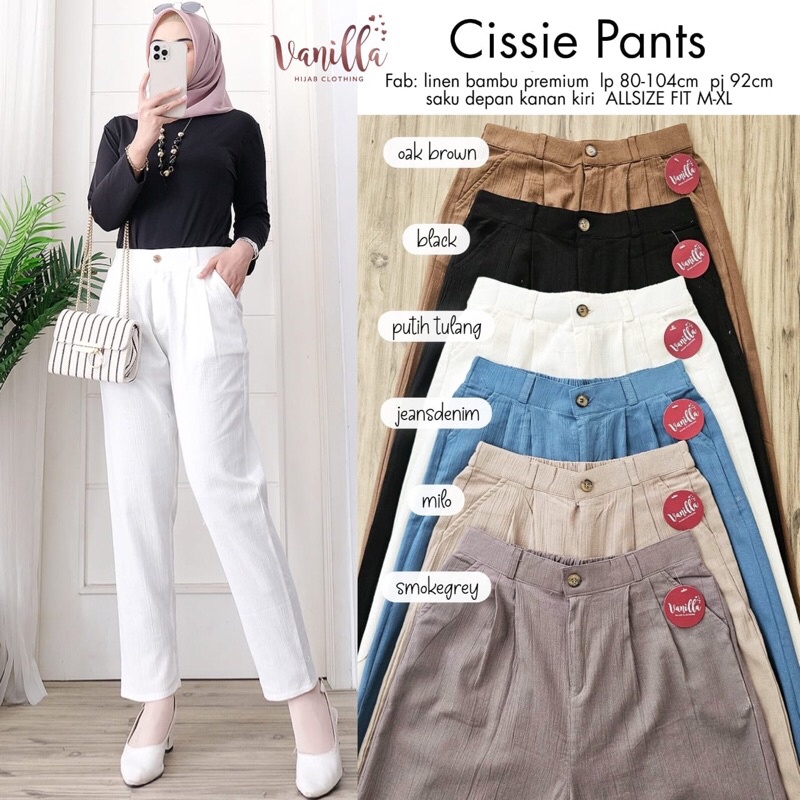 CISSIE PANTS ORI VANILLA |