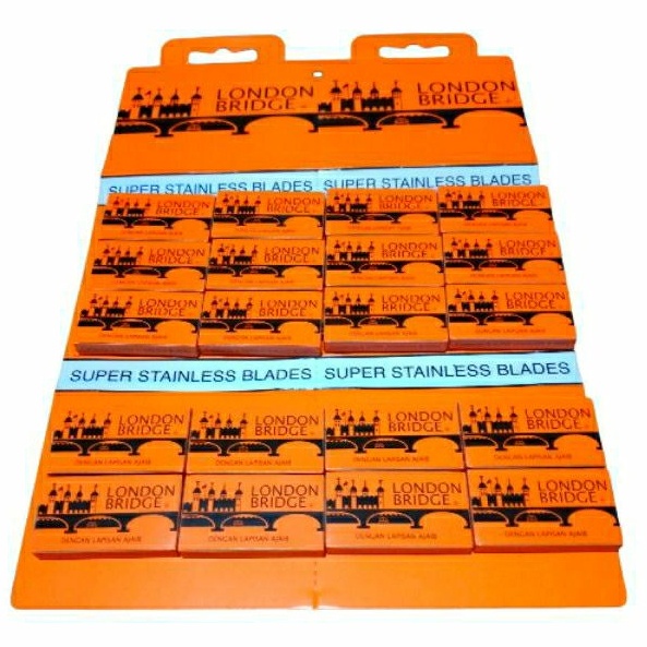 Silet Cukur Isi Ulang Silet London Bridge Isi 100 Pcs
