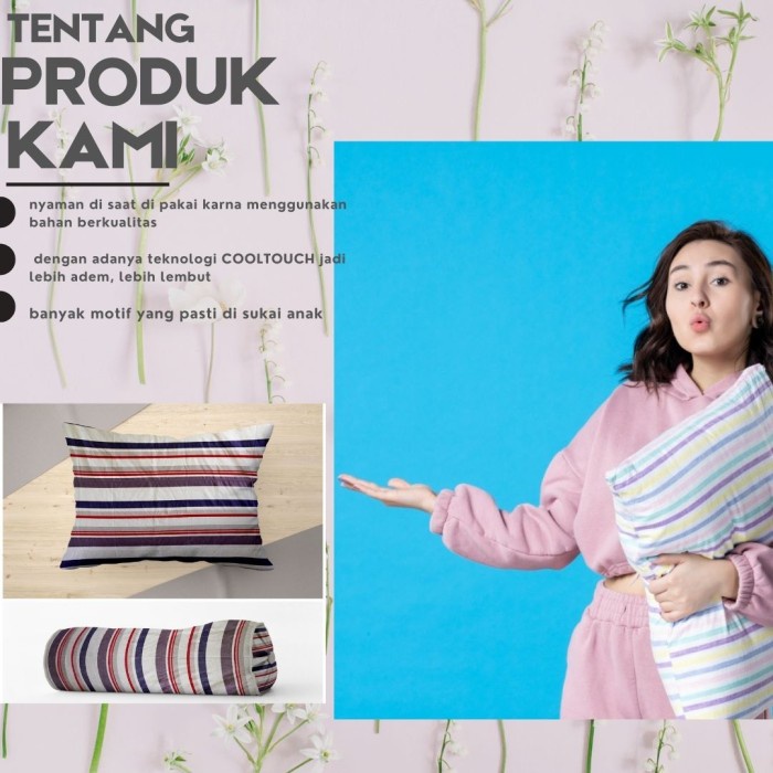 1 SET Sarung bantal/guling dewasa motif modern&amp;minimalis terbaru