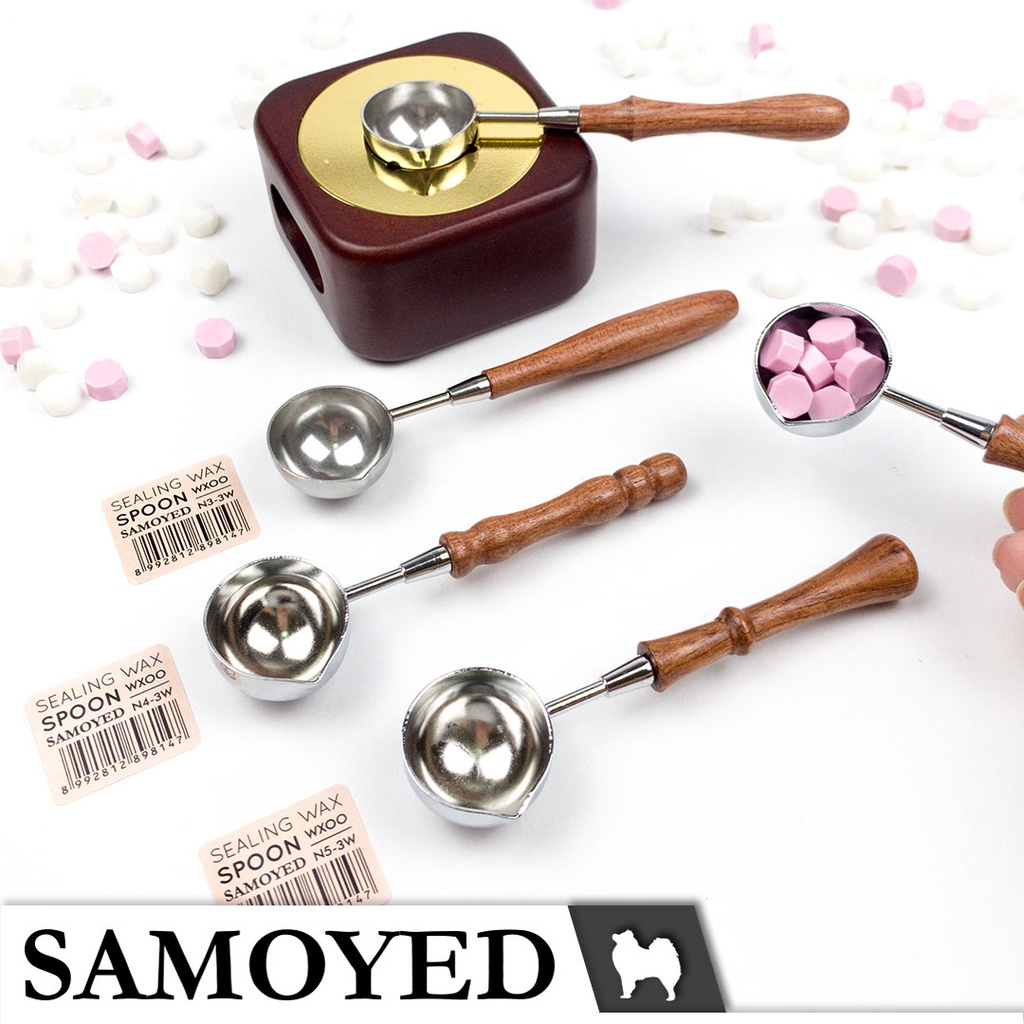 

Goshimastore - Sendok Lilin Segel / Stempel Surat / Undangan / Seal / Sealing Wax Melting Spoon Samoyed WXOO